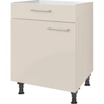 Nobilia Kochfeldumbauschrank Laser 60 x 58,3 x 87 cm Beige