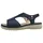 Rieker Sandalette Damen Blau 37