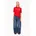 Damen Heavyweight T-Shirt aus reiner Baumwolle Modell Iconic rot M