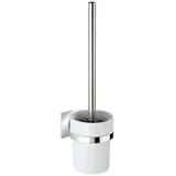 Wenko WC-Bürstengarnitur Turbo-Loc Quadro Silber/Weiß (1 St.)