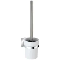 Wenko WC-Bürstengarnitur Turbo-Loc Quadro Silber/Weiß (1 St.)