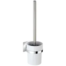 Wenko WC-Bürstengarnitur Turbo-Loc Quadro Silber/Weiß (1 St.)