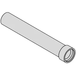 EPP-Rohr mit Verbindungsmuffe, DN160 1m, Viessmann