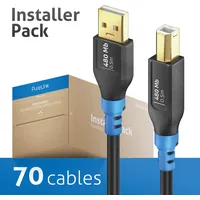 PureLink FlexInstall USB-A auf USB-B Kabel USB 2.0 480Mbps