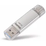 Hama FlashPen C-Laeta 64 GB silber USB-C 3.1