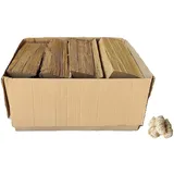 Brennholz Eiche trocken 10 kg Brennholz 25 cm Kaminofen Feuerschale Pizza Grill mit 3 natürlichen Anzündern