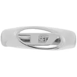 Diesel Herren OVAL D Logo Ring aus silberfarbenem Edelstahl DX158704010