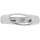 Diesel Herren OVAL D Logo Ring aus silberfarbenem Edelstahl DX158704010