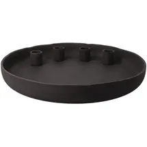 GOEBEL Kerzenhalter Slate Smoke Porzellan Grau