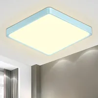 Lqwell LQWELL® Deckenleuchte LED Deckenlampe, IP44 Wasserfest Badlampe Quadrat