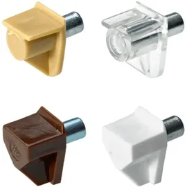 Hettich MB-Bodenträger mit Stahlstift Safety, 25090 Stahl,Kunststoff,weiß