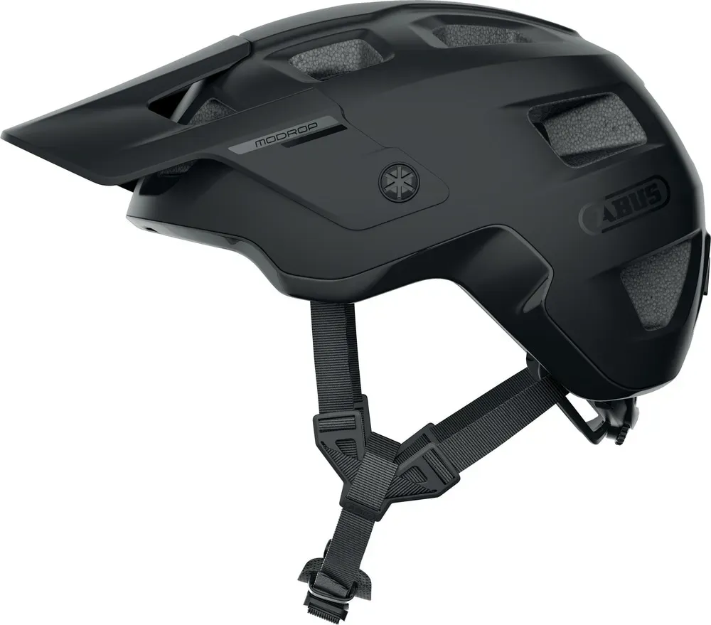 abus mtb-helm modrop black velvet