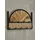 KADIMA DESIGN Wandgarderobe Mango 53 x 40 x 8 cm Braun
