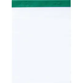 Brunnen Notizblock A6 blanko perforiert weiß 50Bl