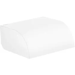AXOR Universal Circular Toilettenpapierhalter mit Deckel, Accessoires, mattweiß