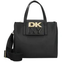 DKNY Faye Handtasche Leder 25 cm black-gold