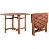 vidaXL Gartentisch 120 x 70 x 74 cm Braun