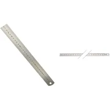 Helios-Preisser Stahlmaßstab 300 mm rostfrei biegsam