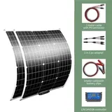 Solarmodul-Kit, 100W Kapazität, flexibles Design, 100W Solarkit