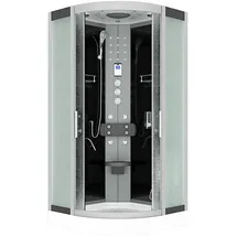 AcquaVapore Komplettdusche Duschkabine Fertigdusche Dusche D58-03M1 80x80 cm, ohne 2k Scheiben Versiegelung