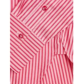 JACK & JONES JJXX Damen Jxjamie Ls Relaxed Poplin Shirt Noos Hemd, Cerise/Stripes:Stripe, S EU