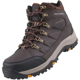 SKECHERS Relment Daggett Trekking Shoes, Chocolate Synthetic, 46 EU