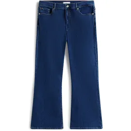 Tommy Hilfiger Curve Weite Jeans TOMMY HILFIGER CURVE "CRV DNM EMI FLARE RW", Damen, Gr. 54, N-Gr, emi, Denim/Jeans, Obermaterial: 82% Baumwolle, 16% Polyester, 2% Elasthan, unifarben, weit knöchellang, Jeans, in großen Größen, in ausgestellter Form
