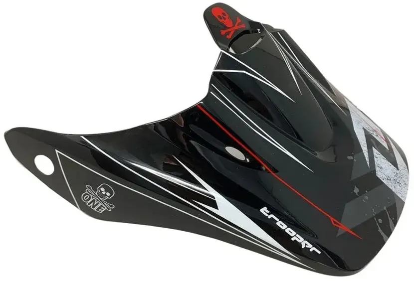 One Industries Trooper Visier - Bionic Black - One Size