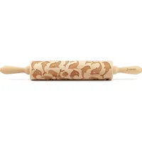Folkroll Teigroller Delfine Massivholz, (1-tlg), Keksteig im Handumdrehen mit