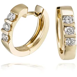 Paar Creolen GOLDMAID, gold (goldfarben), Ohrringe, Damen, Gelbgold 333-Gelbgold 375-Gelbgold 585-Gelbgold 750, Gelbgold 333, Gelbgold 375, Gelbgold 585, Gelbgold 750