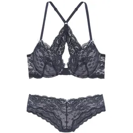 LASCANA Set: Push-up-BH Damen nachtblau-lavendel Gr.85A