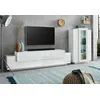 Dmora Wohnzimmermöbel Isaia, TV-Ständer Wohnzimmergarnitur, Mehrzweck-Wohnzimmermöbel, 100 % Made in Italy, cm 280x45h120, weiß