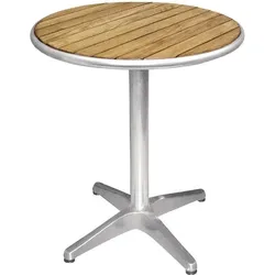Bolero Runder Tisch Eschenholz, 1 Bein, 80Cm