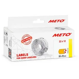 METO Preisetiketten 22,0 x 12,0 mm,