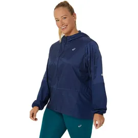 Asics Damen Packable Run Jacket blau