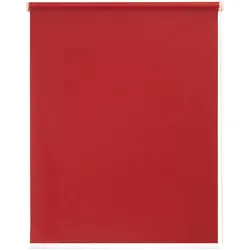 Seitenzugrollo SUNLINES "One size Style uni Verdunkelung" Gr. 2, rot, B:122cm H:180cm, Polyester, Kunststoff, Metall, Rollos, Made in Germany