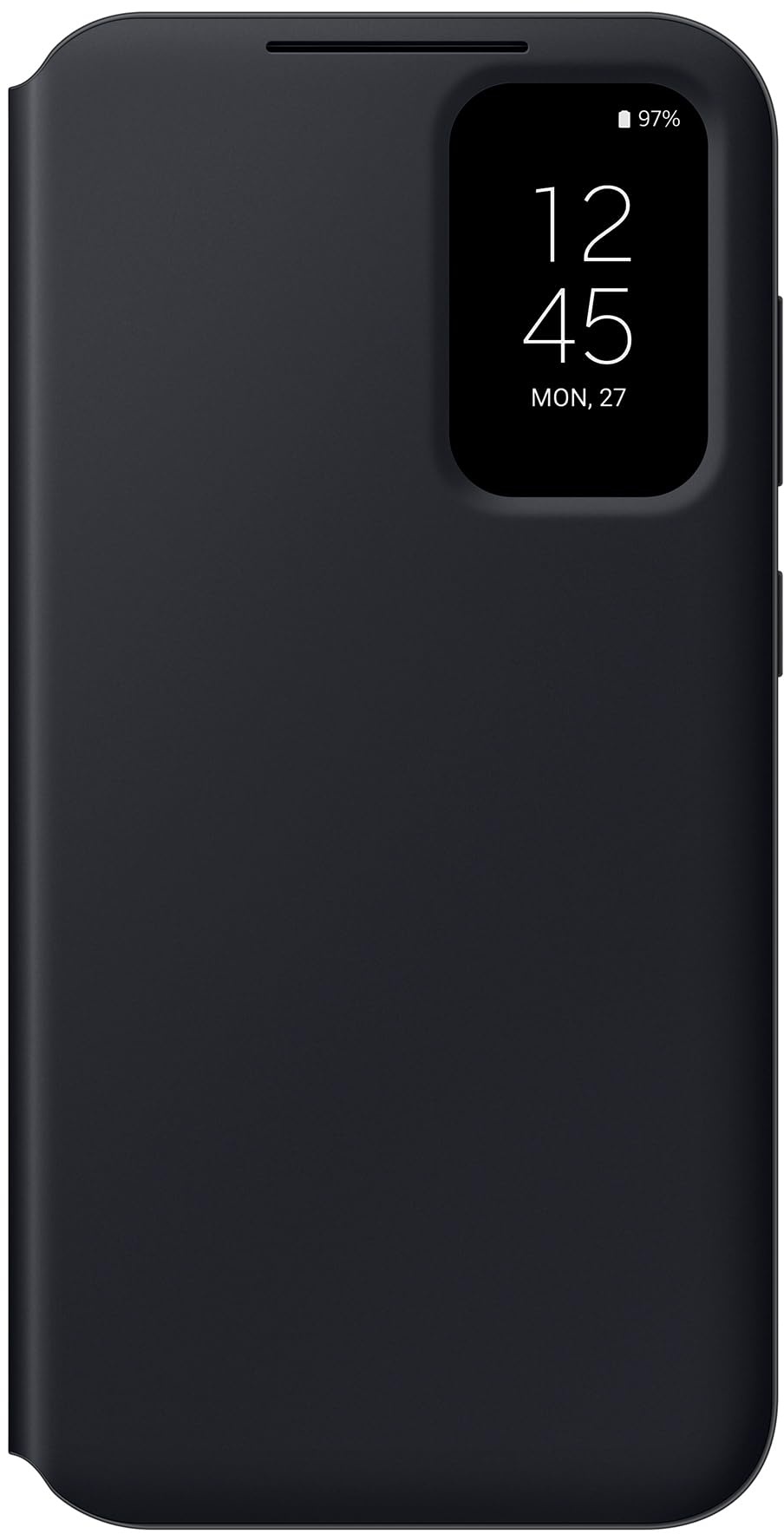 Samsung Smart View Wallet Smartphone Case EF-ZS711 für Galaxy S23 FE, Handy-Hülle, Kartenfach, Sichtfenster, Black