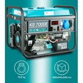 Könner & Söhnen KS 7000E Stromerzeuger Strom generator Benzin Notstromaggregat 5.5 kW
