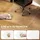 Homcom Bodenschutzmatte 120 x 120 cm Transparent/Weiß