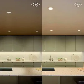 Philips Hue Slim Einbauleuchte 1er Pack 90 mm Weiß
