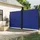 furnicato Seitenmarkise 200 x 600 cm Blau Polyester