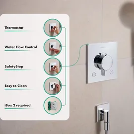 Hansgrohe Ecostat Comfort E Thermostat Unterputzmodell Chrom