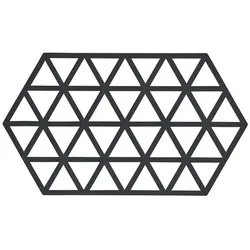 Zone Denmark - Triangle Untersetzer, 24 x 14 cm, schwarz