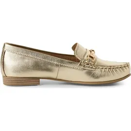 Marco Tozzi Damen Mokassins aus Leder Elegant, Gold (Gold), 39