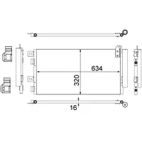 mahle AC 312 001S für MINI | Klimakühler,