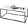 STOLKOM Sp.z.o.o. Couchtisch TAURI Schwarz/Weiß Marmor 120 x 46 x 60 cm