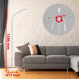 Briloner CCT LED Stehleuchte weiß