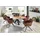 möbelliebling Quincy 160 x 77 x 85 cm Akazie natur/schwarz