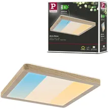 Paulmann Atria Shine 1 eckig 190x190mm 8W 1160lm Holzoptik/beige