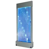 JVmoebel Wandpaneel Trennwand Regal Schrank Wasserwand Säule Wände Waterwall LED, Made in Europa weiß